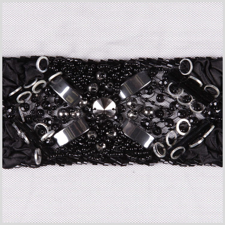 template--26688905969737__main-Black/Silver/Gunmetal Fancy Beaded Trim