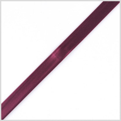 Wine Double Fold Satin Bias Tape