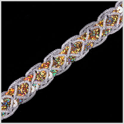 Gold/Silver Fancy Sequin Trim