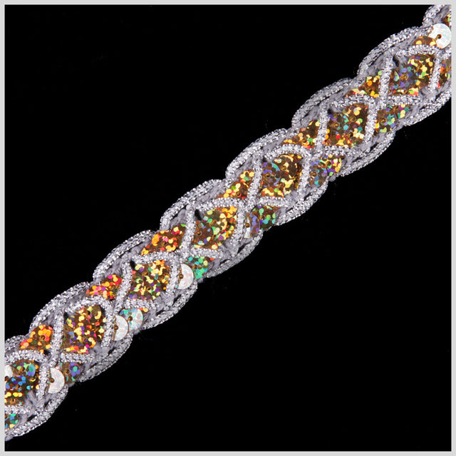 Gold/Silver Fancy Sequin Trim