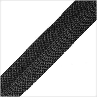 Black Foldover Twill Tape