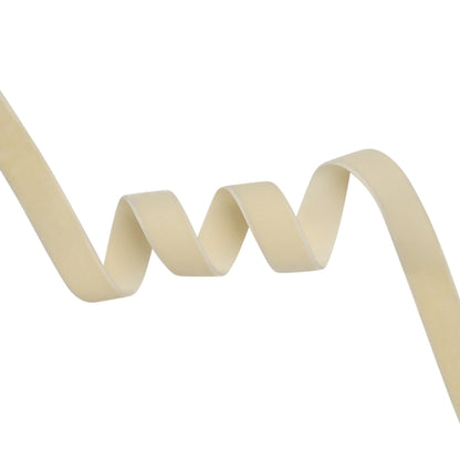 Stretch Velvet Ribbon Trim Made in Italy - 0.625" - Ivory - Gislaine Collection