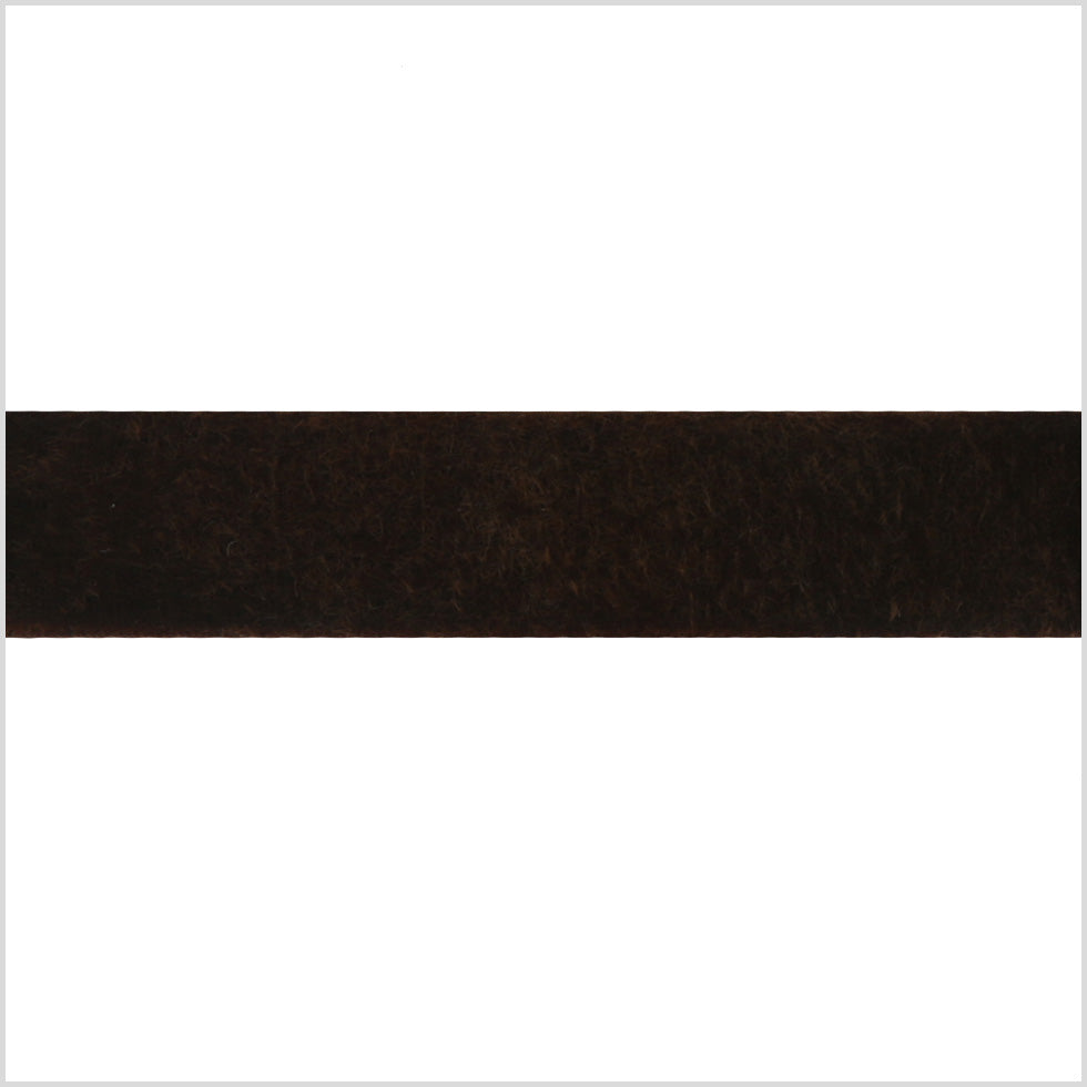Brown Stretch Velvet Ribbon - 0.875