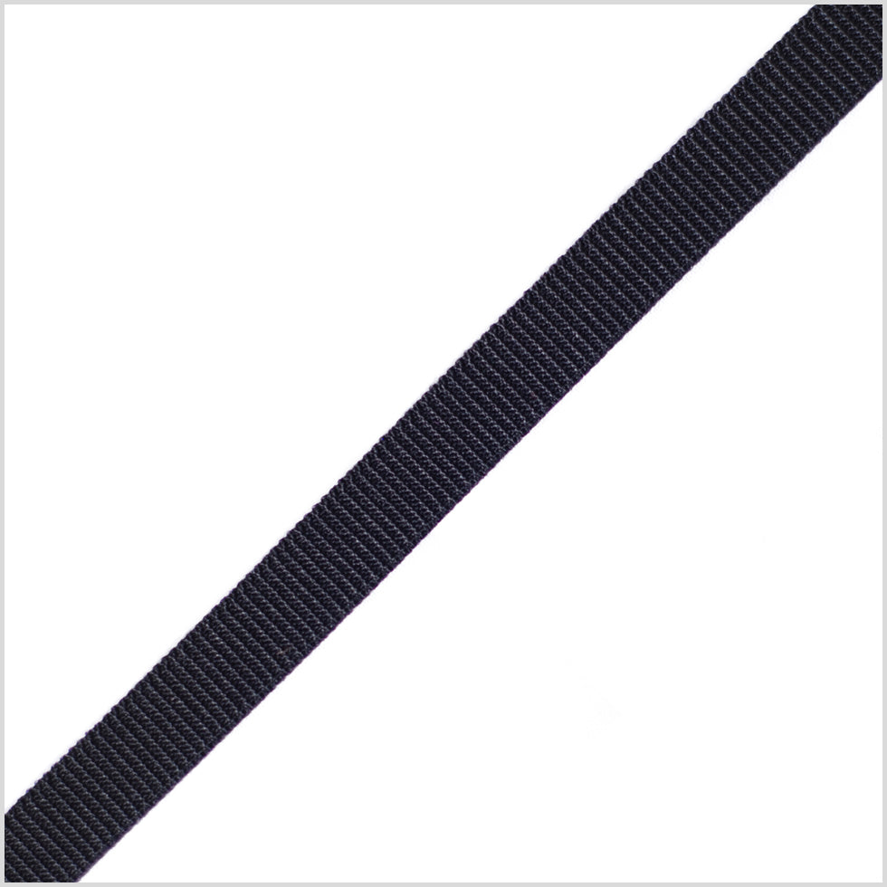 Black Stretch Grosgrain - 0.375