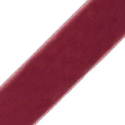 Dusty Rose Double Face Velvet Ribbon - 1.5 - Detail