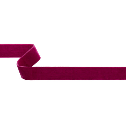 Hot Pink Double Face Velvet Ribbon - 1.5"