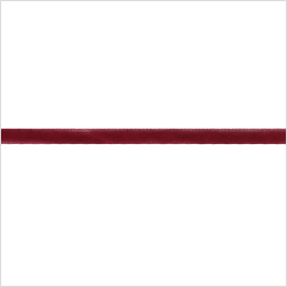 Old Rose Single Face Velvet Ribbon - 0.125