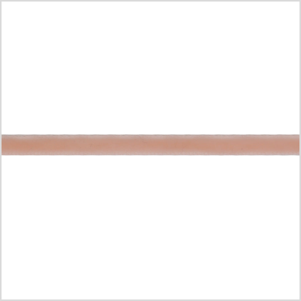 Italian Light Peach Single Face Velvet Ribbon - 5mm