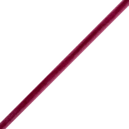 Single Faced Velvet Ribbon Made in Italy - 1/8" - Beauty Pink - Sabine Collection Folded