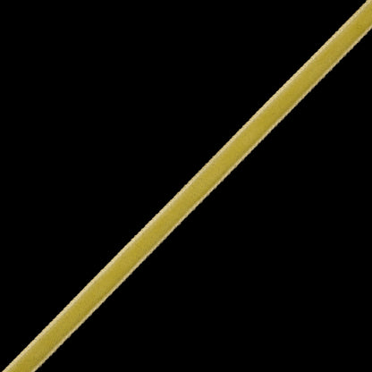 Italian Yellow Single Face Velvet Ribbon - 5mm