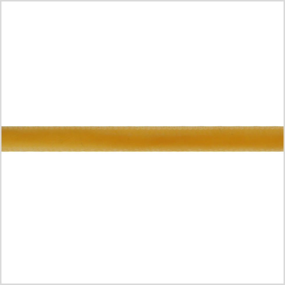 Italian Mustard Single Face Velvet Ribbon - 5mm