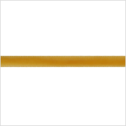 Italian Mustard Single Face Velvet Ribbon - 5mm
