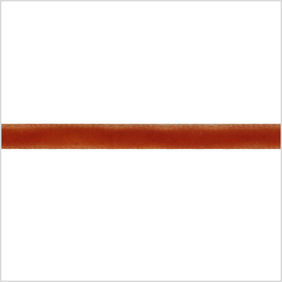Italian Copper Single Face Velvet Ribbon - 5mm