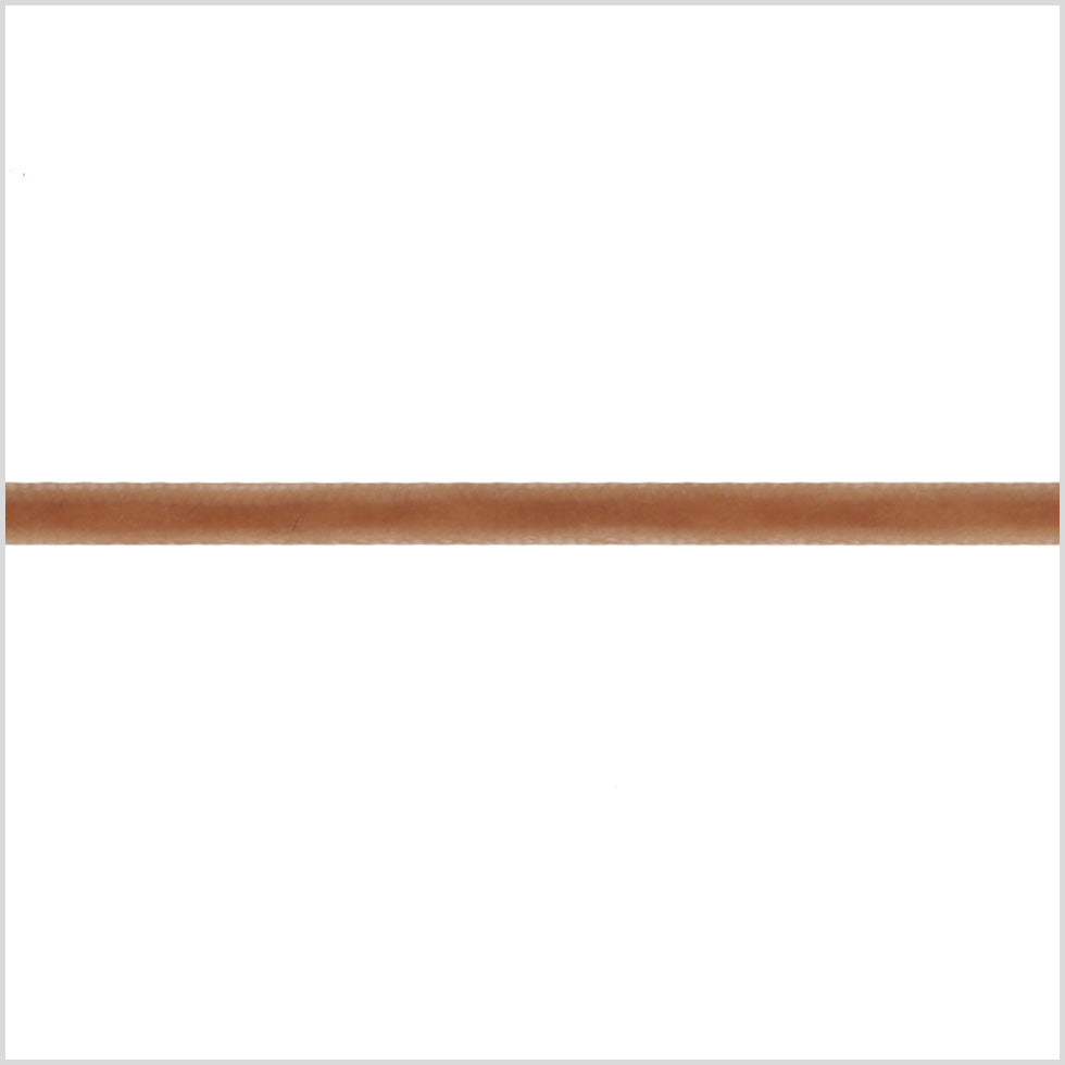 Italian Coffee Single Face Velvet Ribbon - 5mm