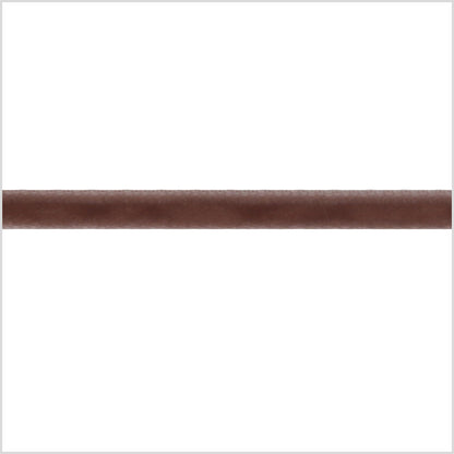 Tan Single Face Velvet Ribbon - 0.125