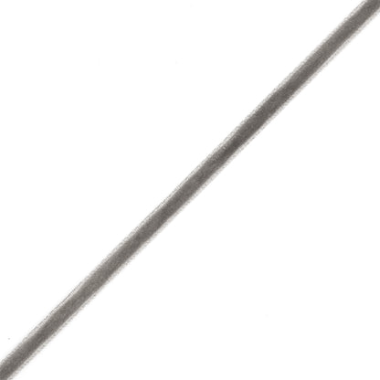 Italian Gray Single Face Velvet Ribbon - 5mm