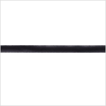 Dark Gray Single Face Velvet Ribbon - 0.125