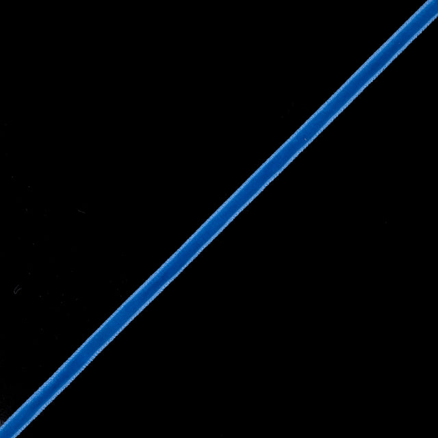 Italian Evening Blue Single Face Velvet Ribbon - 5mm