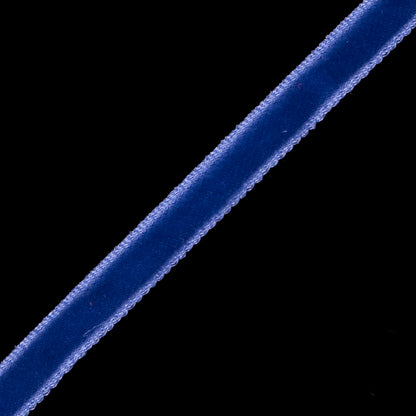 Periwinkle Single Face Velvet Ribbon - 0.125 - Detail