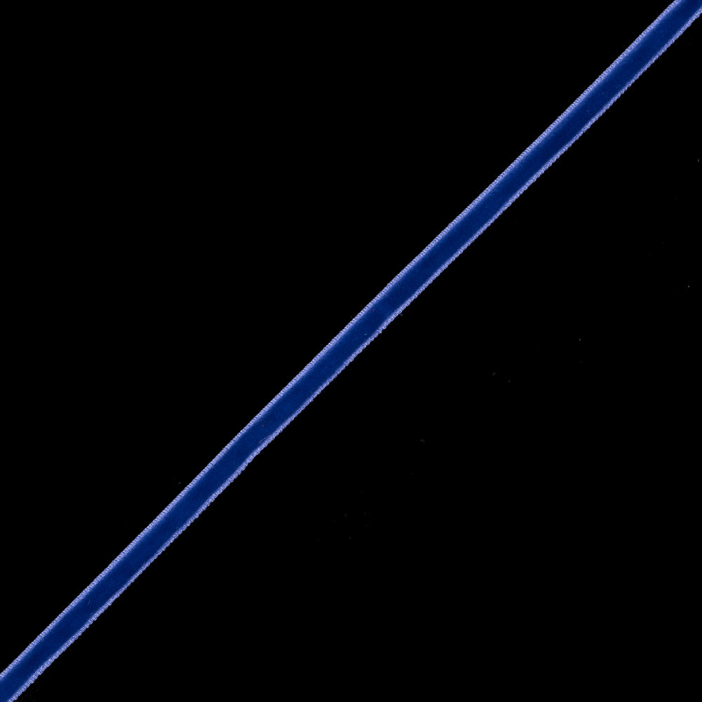 Periwinkle Single Face Velvet Ribbon - 0.125