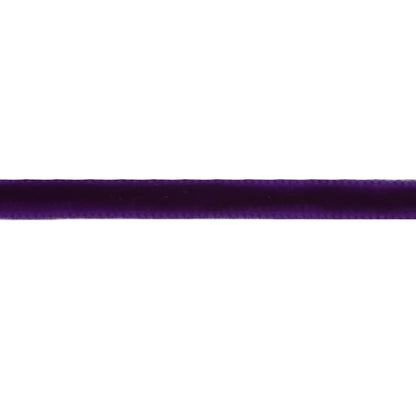 Purple Single Face Velvet Ribbon - 0.125