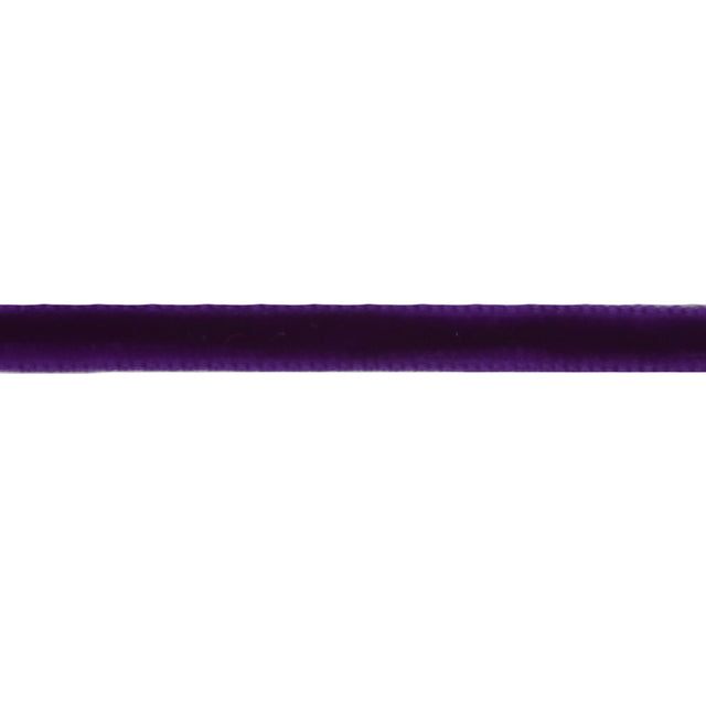 Purple Single Face Velvet Ribbon - 0.125