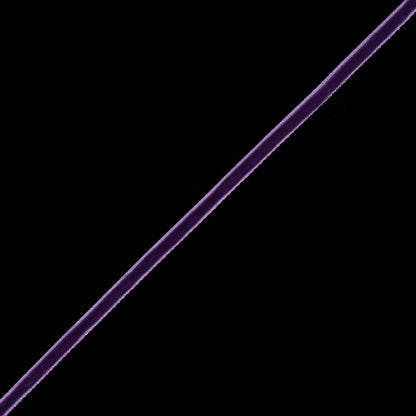 Italian Dark Grape Single Face Velvet Ribbon - 5mm