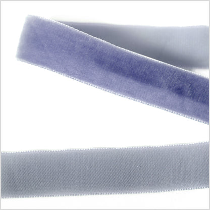 Light Lilac Single Face Velvet Ribbon - 0.875"