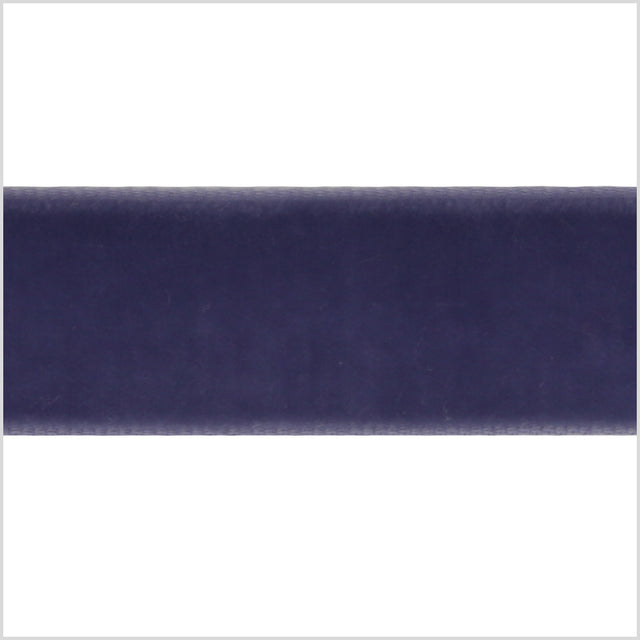 Purple Gray Single Face Velvet Ribbon - 0.875