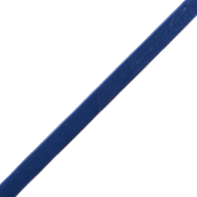 Periwinkle Single Face Velvet Ribbon - 0.875
