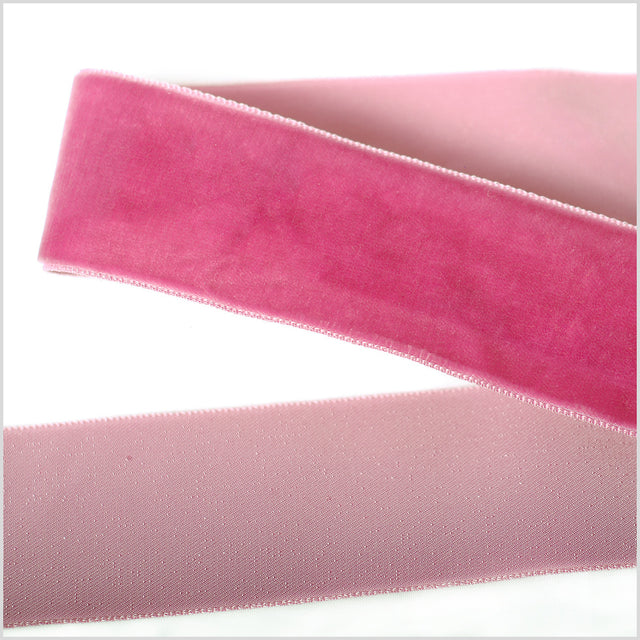 Beauty Pink Single Face Velvet Ribbon - 1.5"