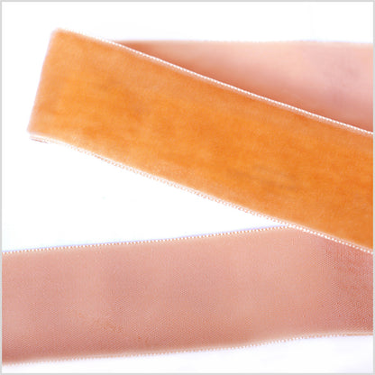 Gold Single Face Velvet Ribbon - 1.5"