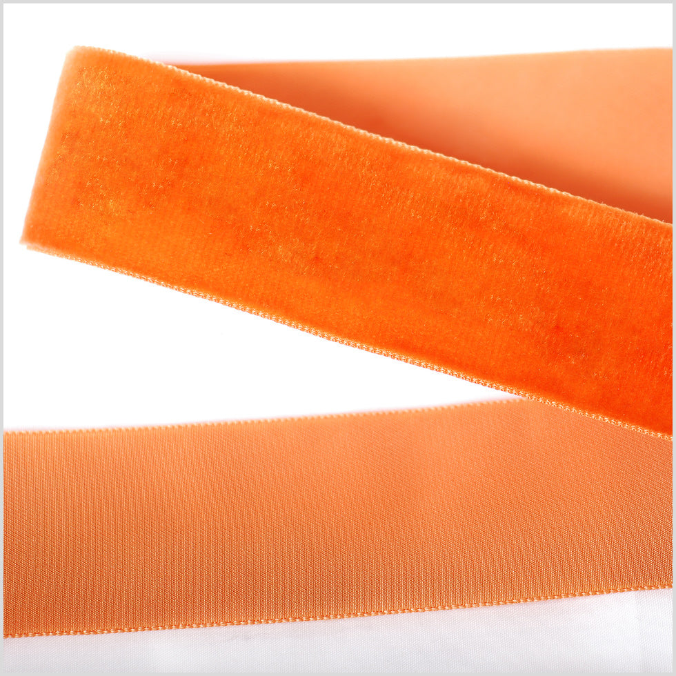 Copper Single Face Velvet Ribbon - 1.5