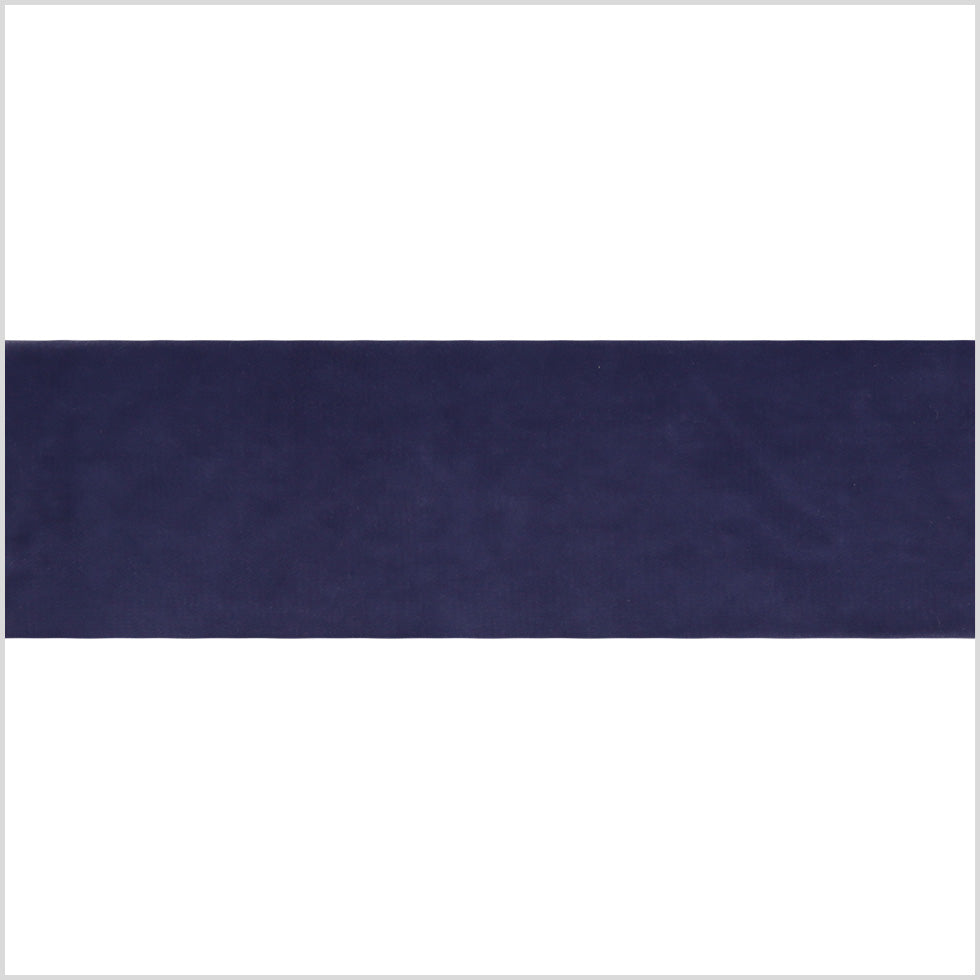 Purple Gray Single Face Velvet Ribbon - 2"