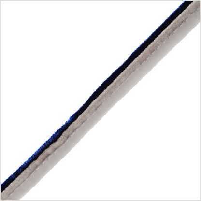 Italian Light Gray Velvet Piping - 0.625"