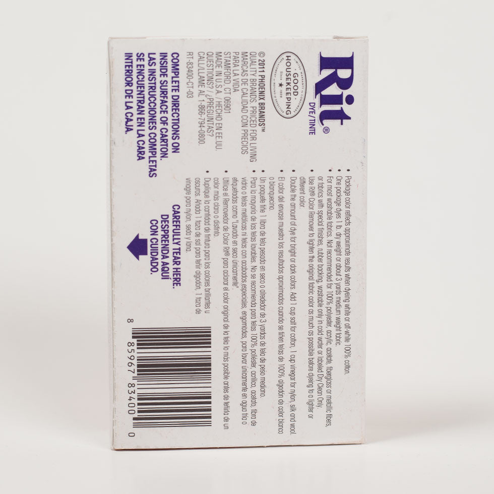 Rit All-Purpose Box Fabric Dye - Navy Blue - 1 1/8oz Detail