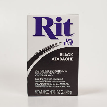 Rit All-Purpose Box Fabric Dye - Black - 1 1/8oz