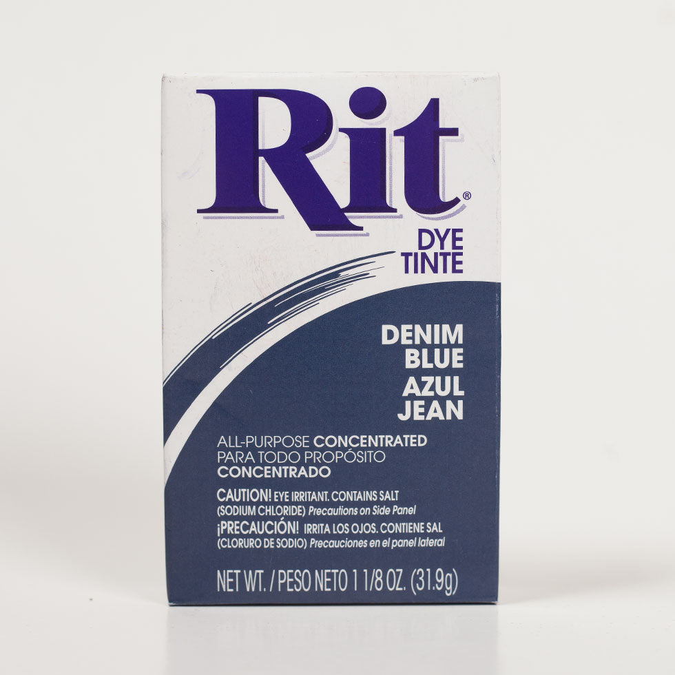 Rit All-Purpose Box Fabric Dye - Denim Blue - 1 1/8oz