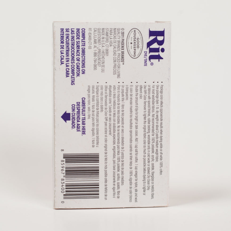 Rit All-Purpose Box Fabric Dye - Dark Green - 1 1/8oz Detail