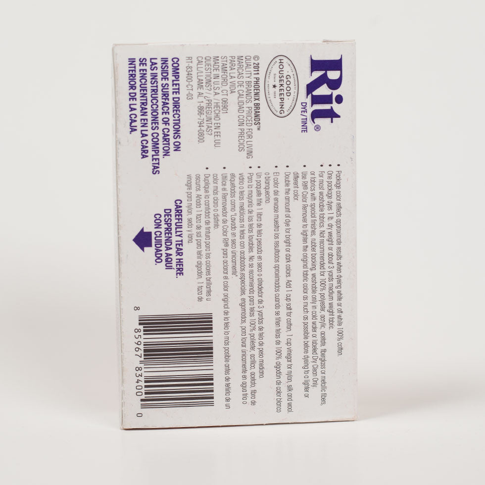 Rit Lemon Box Dye - Detail