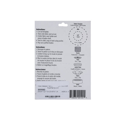 Maxant Button Cover Kit - Size 24 - Detail