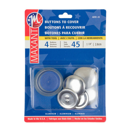 Maxant Button Cover Kit - Size 45