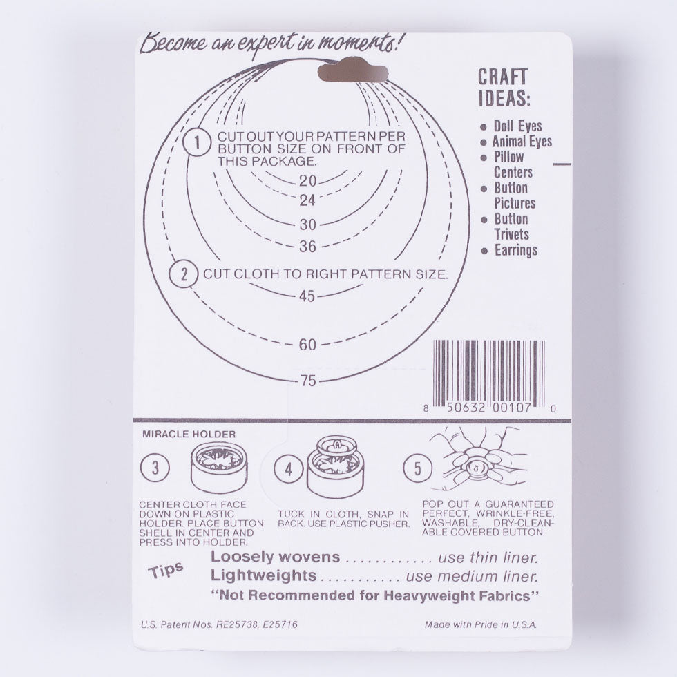 Maxant Button Cover Kit-75 - Detail