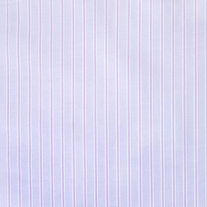 Lavender/White Striped Shirting