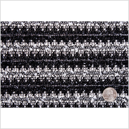 Black/Metallic Silver  Boucle - Full