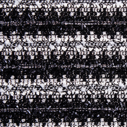 Black/Metallic Silver  Boucle