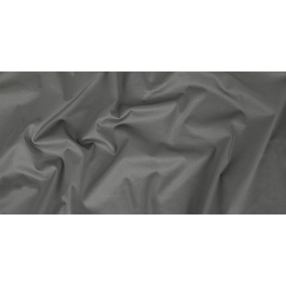 Famous NYC Designer Shark Gray Cotton Twill - Full