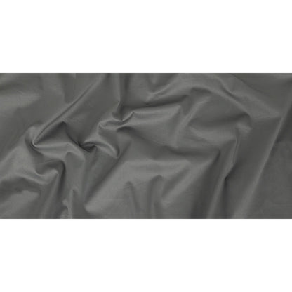 Famous NYC Designer Shark Gray Cotton Twill - Full