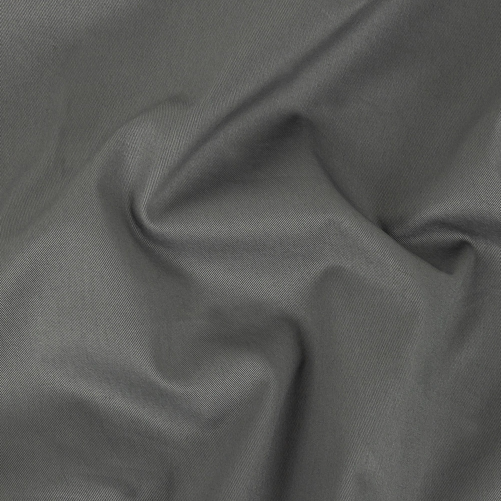 Famous NYC Designer Shark Gray Cotton Twill