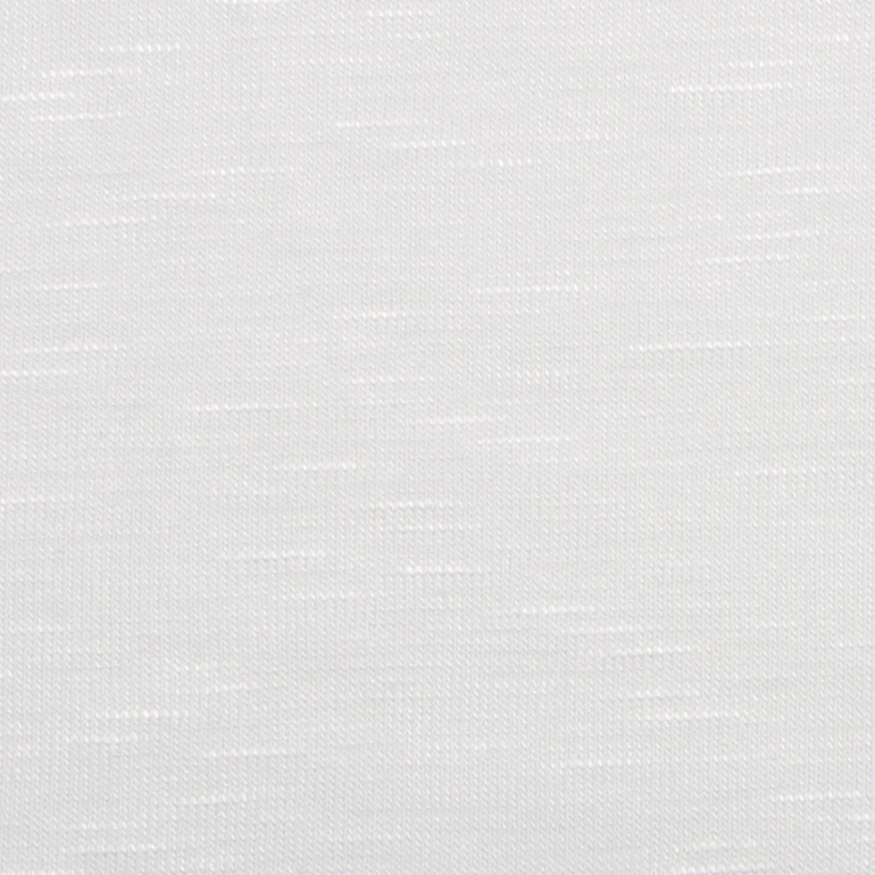 White Slubbed Viscose-Spandex Jersey Detail
